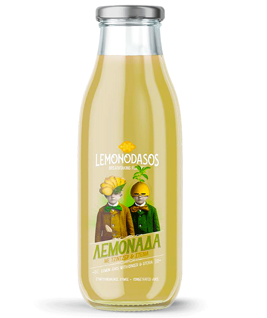 Lemon Juice with Ginger and Stevia 1L