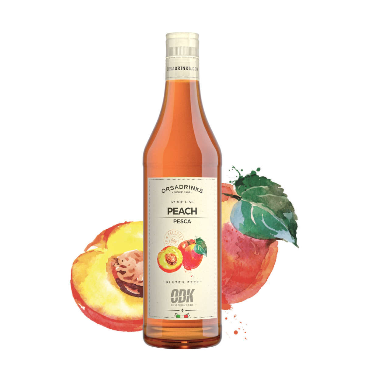 SYRUP nuovi - sito odk Peach Syrup 750ml - Image 1